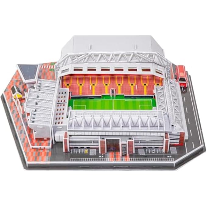 3D STADIUM PUZZLE LIVERPOOL ANFIELD STADIUM GRAND UNIQUE & COLLECTIBLE MODEL ASSEMBLY BUILDING KIT FOR KIDS & ADULTS 113PCS - Image 3